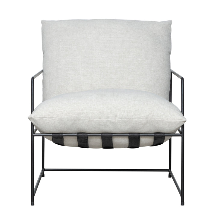 28.3"W x 29.6"D x 33.5"H / Off-White/Black