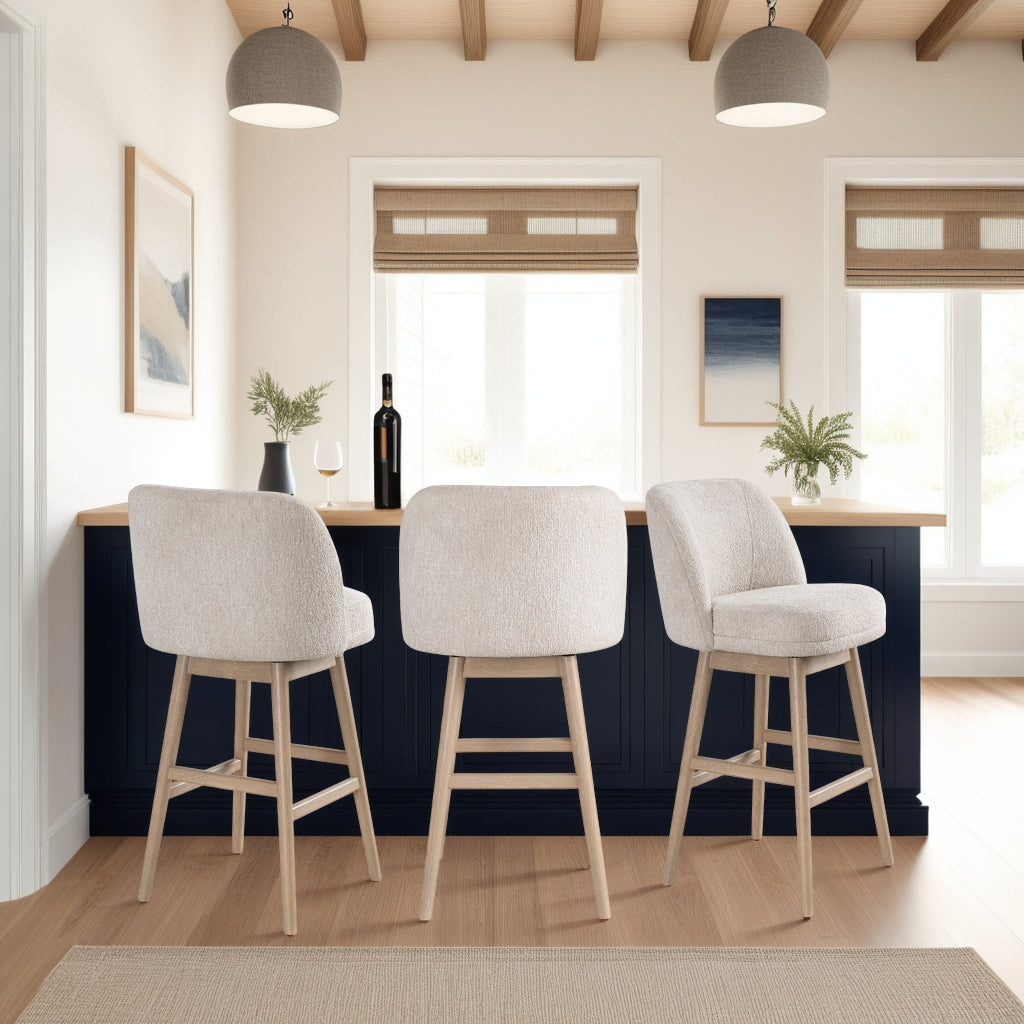 21"W x 22.75"D x 41"H / Washed Wood & Ancient Stone/Washed Wood