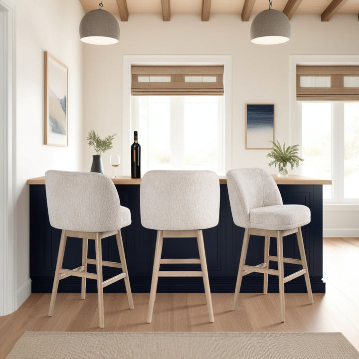 21"W x 22.75"D x 41"H / Washed Wood & Ancient Stone/Washed Wood