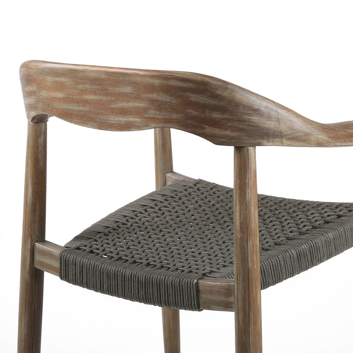 American Home Furniture Armen Living Santo Outdoor Dining Chair Set of 2