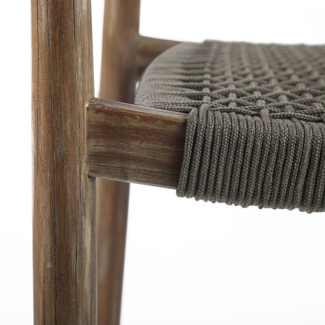 American Home Furniture Armen Living Santo Outdoor Dining Chair Set of 2