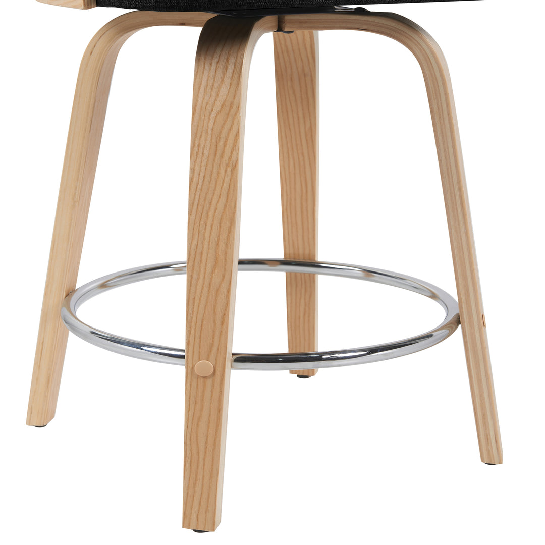 American Home Furniture Armen Living Shelly Counter Stool Set of 2