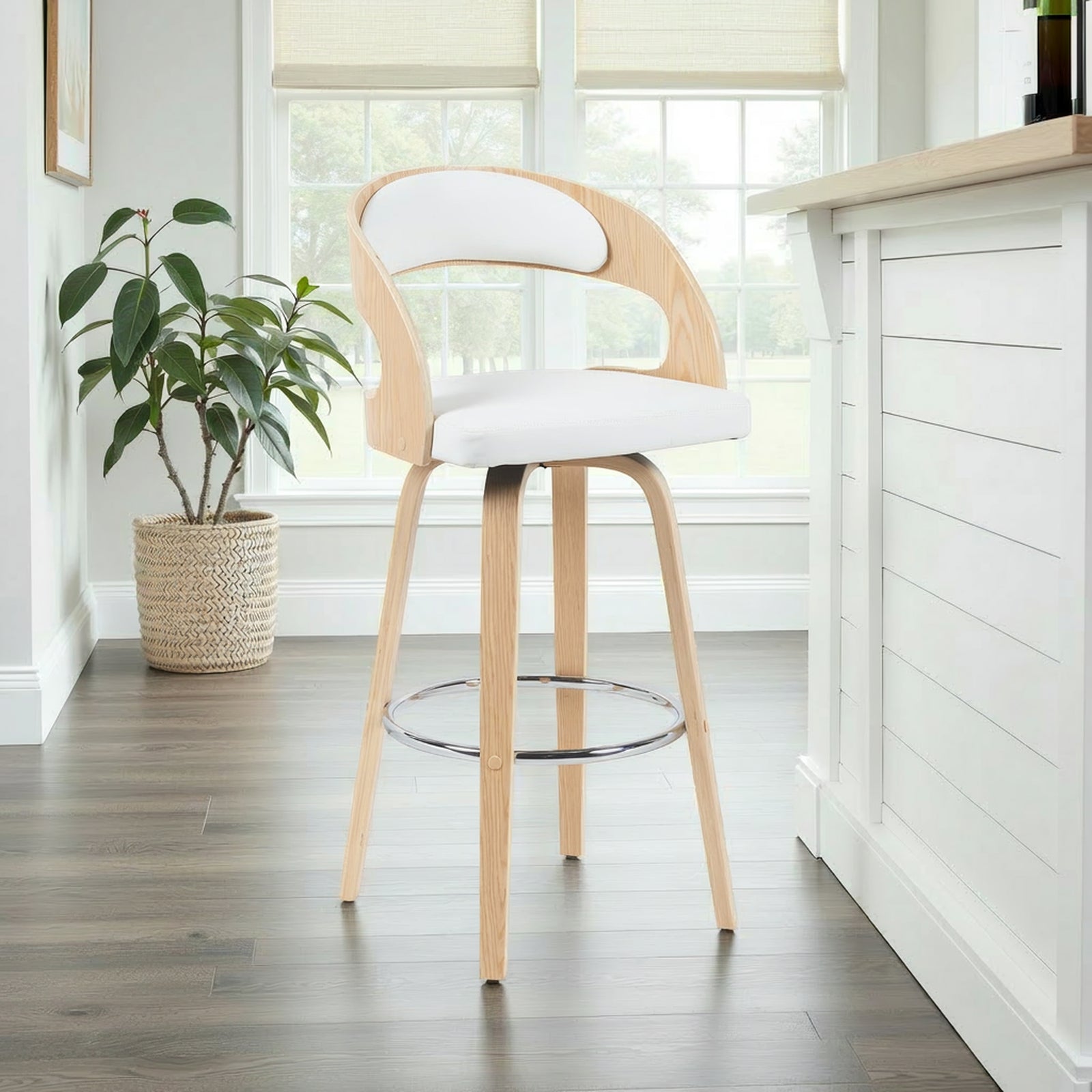 American Home Furniture Armen Living Shelly Barstool Set of 2