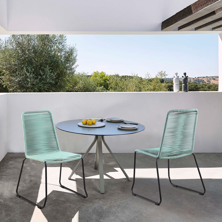 23"W x 22.5"D x 35.5"H / Wasabi/Black