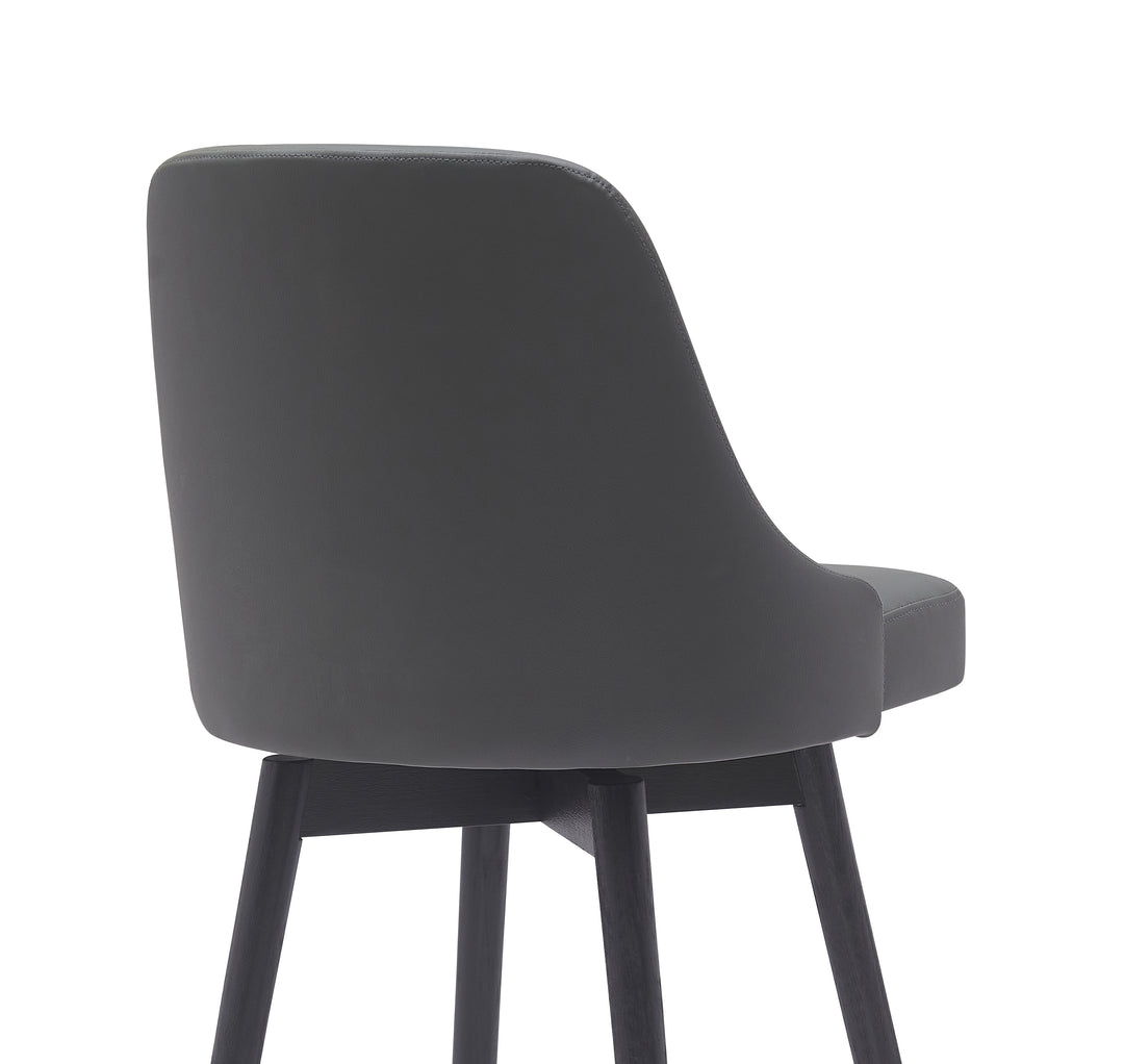 21"W x 19"D x 41.5"H / Gray/Gray