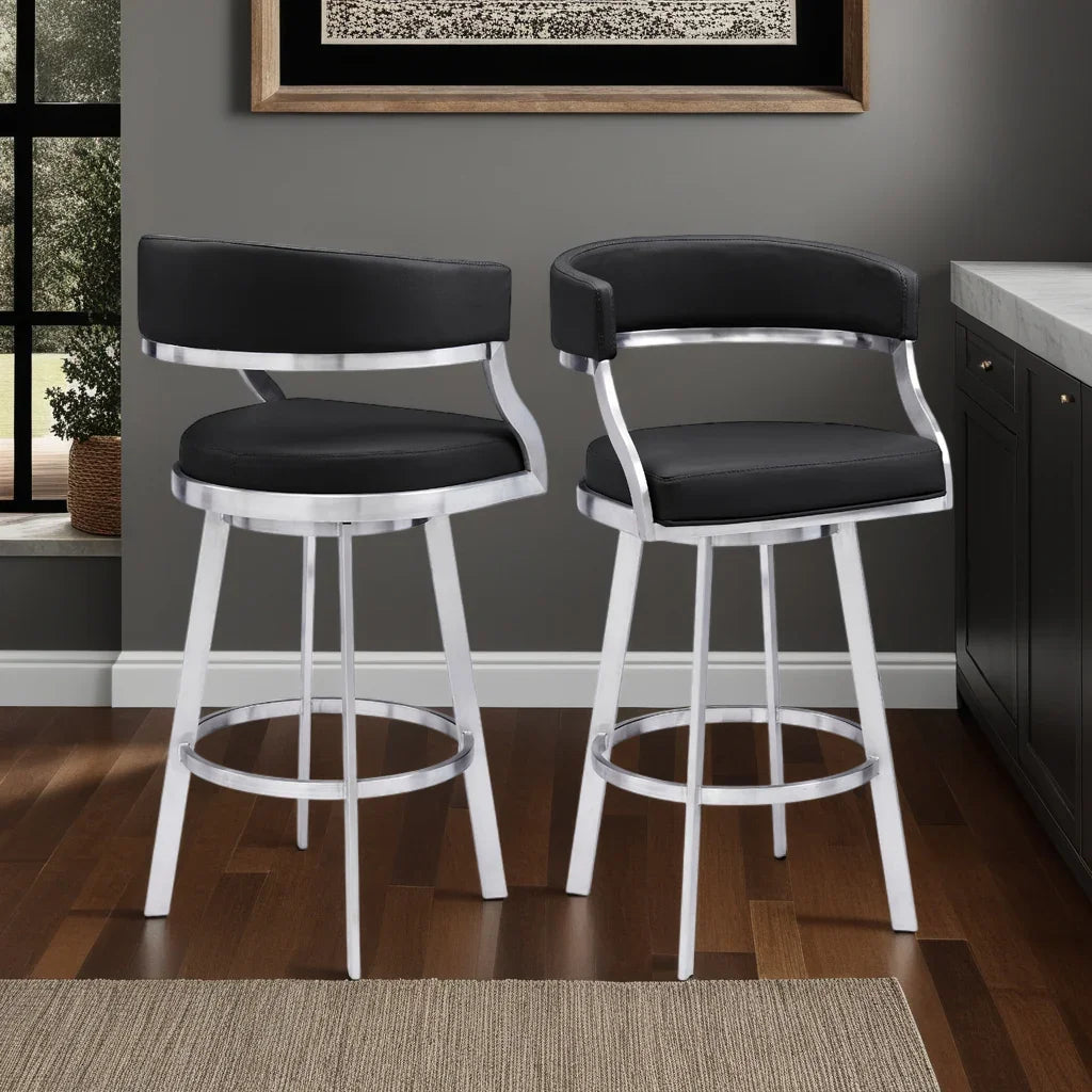 Black-Brushed Stainless Steel