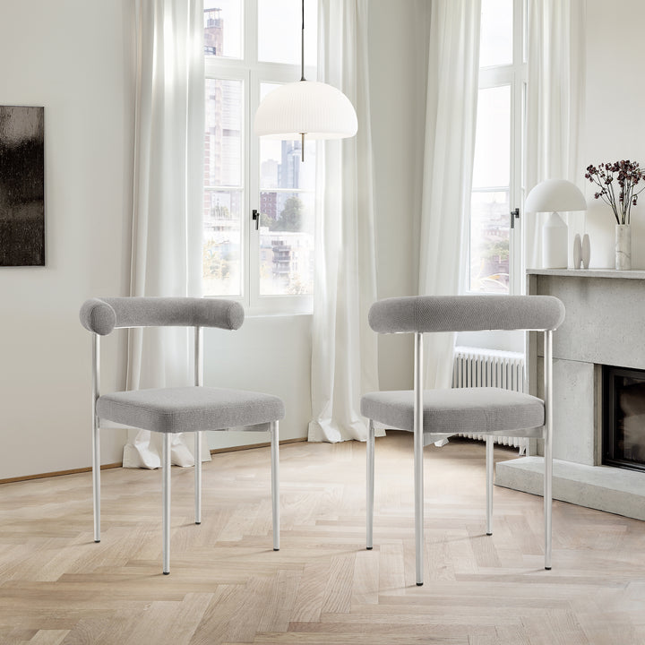 23.5"W x 20.5"D x 30.5"H / Light Gray/Stainless Steel