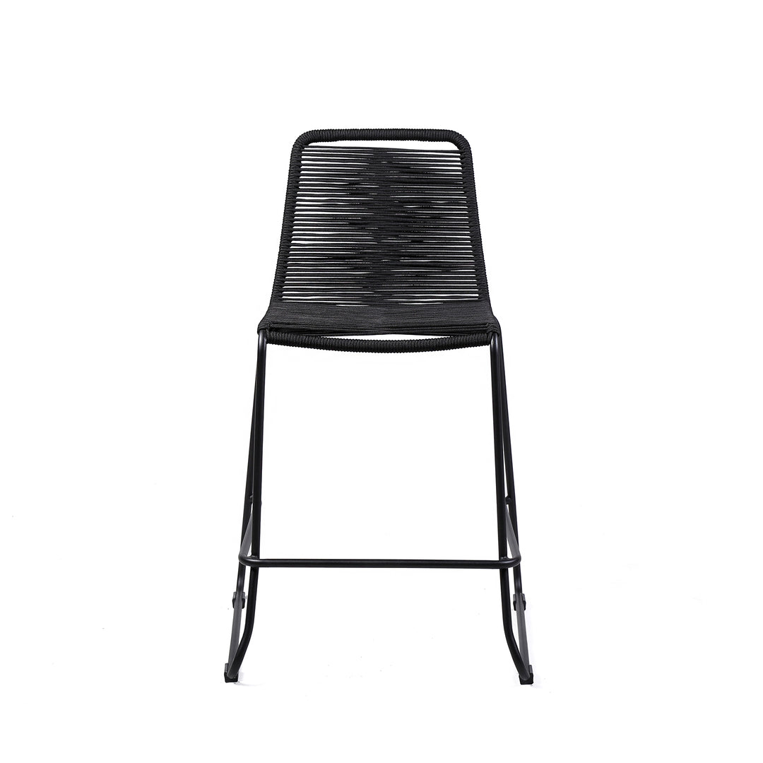 25"W x 24"D x 43"H / Black/Black