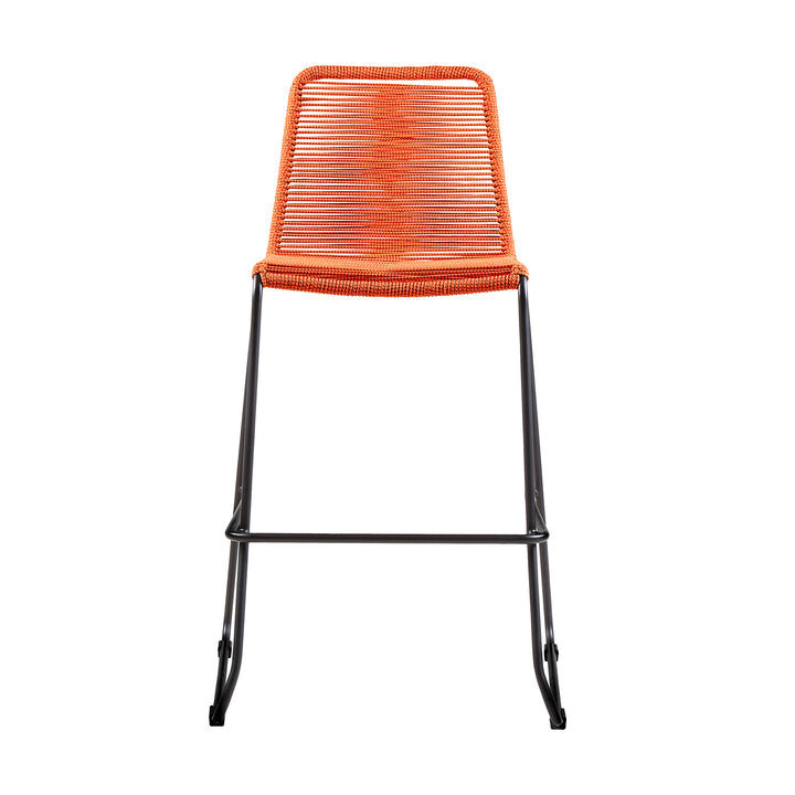 25"W x 24"D x 43"H / Tangerine/Black