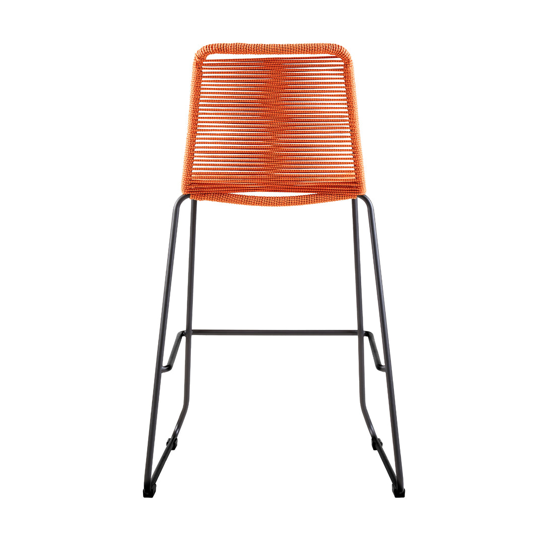 25"W x 24"D x 43"H / Tangerine/Black