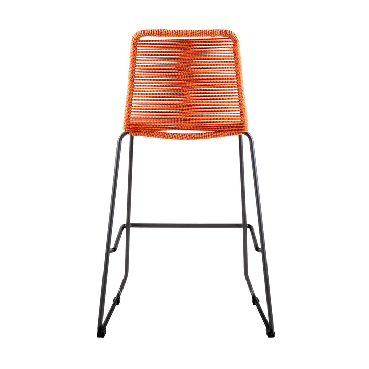 25"W x 24"D x 43"H / Tangerine/Black