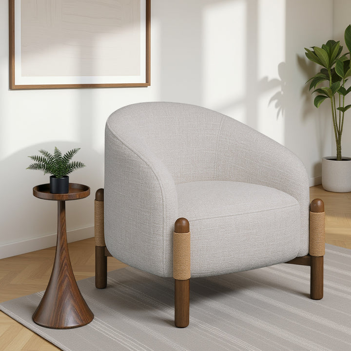 30"W x 29.5"D x 30.8"H / Yellow/Light Brown