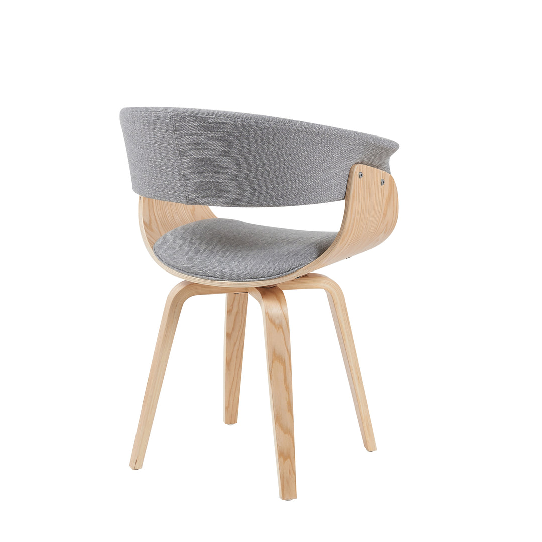 25"W x 21.5"D x 31"H / Gray/Oak