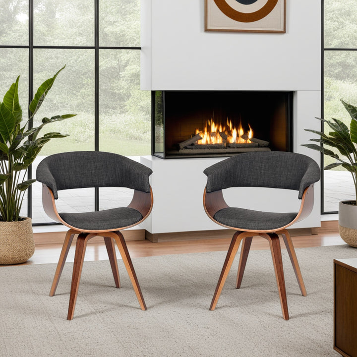 25"W x 22"D x 31"H / Charcoal/Brushed Stainless Steel