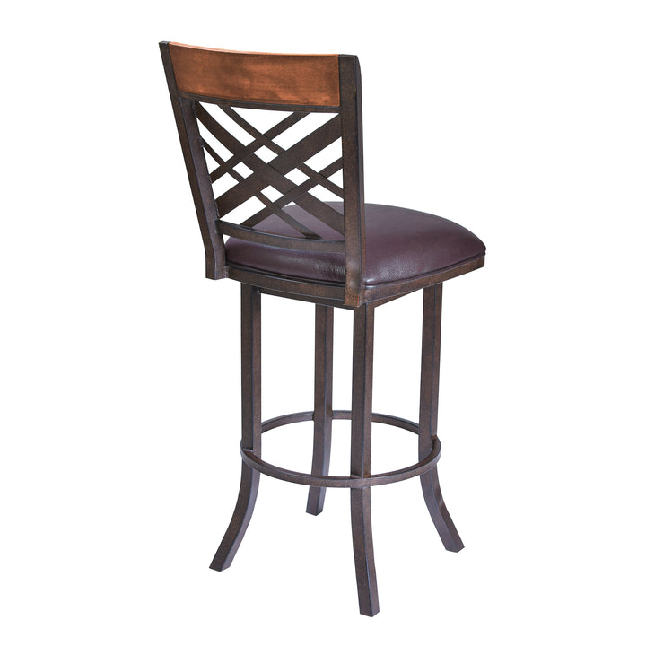 American Home Furniture Armen Living Tahiti 26" Barstool Set of 2