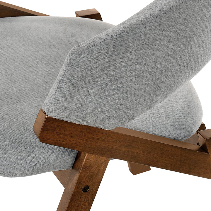 22"W x 24"D x 32"H / Gray/Walnut