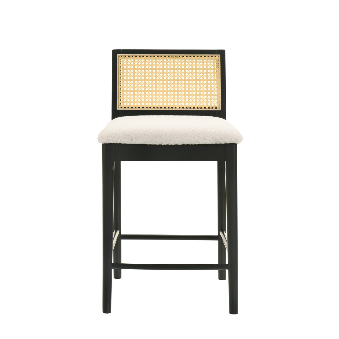 21.375"W x 18"D x 34.5"H / White/Black
