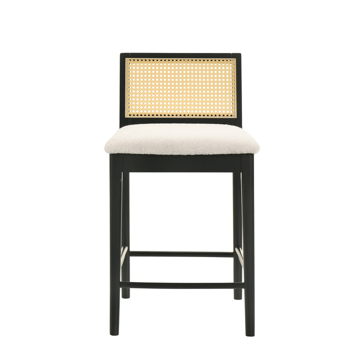 21.375"W x 18"D x 34.5"H / White/Black
