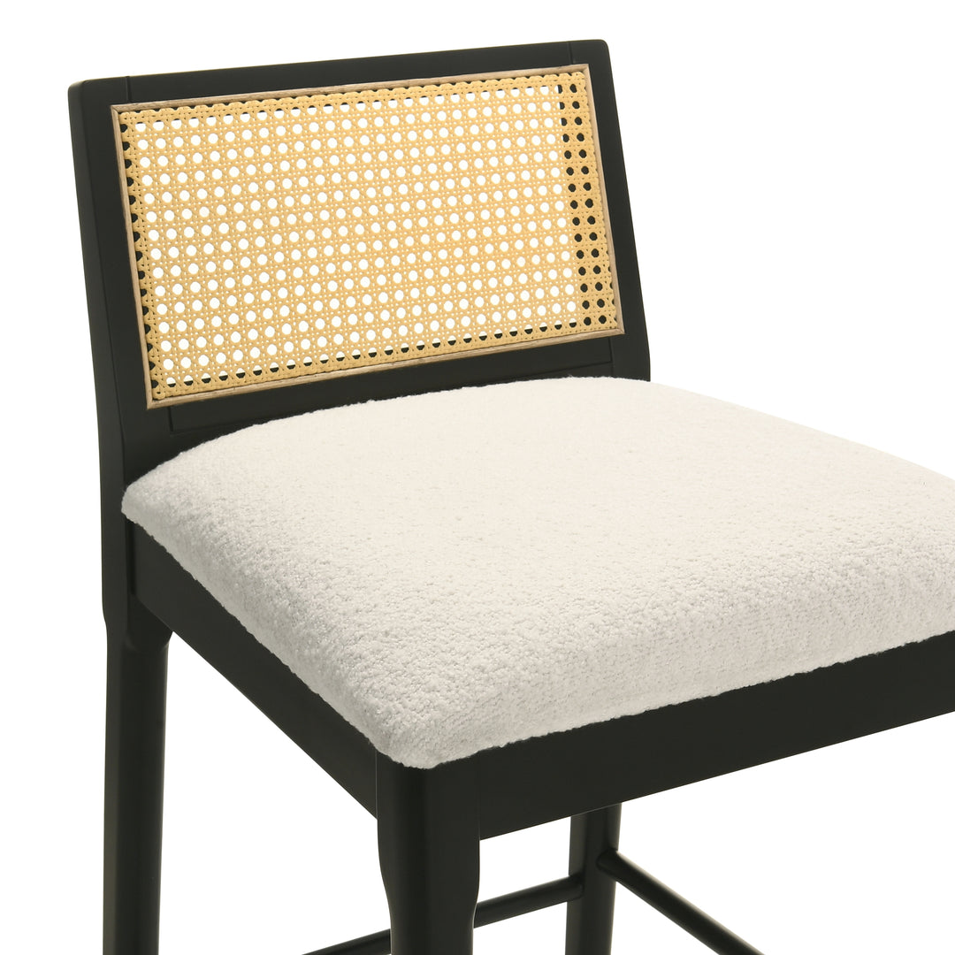 21.375"W x 18"D x 38.5"H / White/Black
