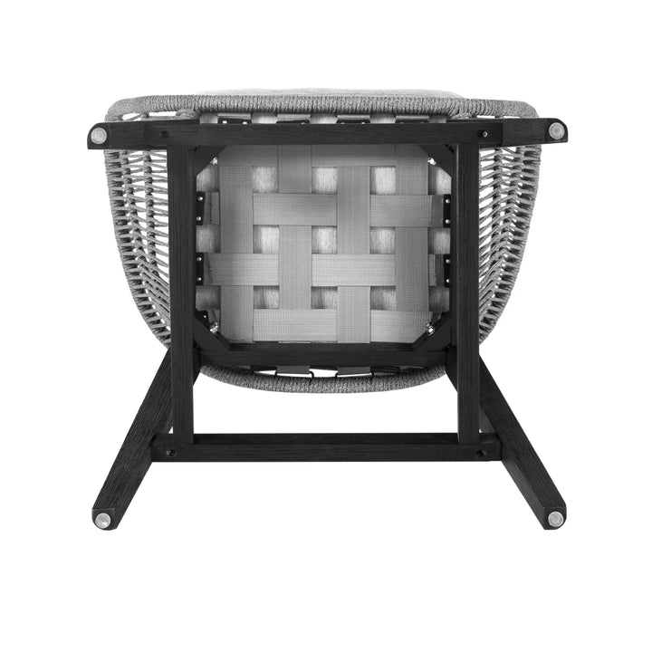 27"W x 22"D x 38"H / Gray/Black