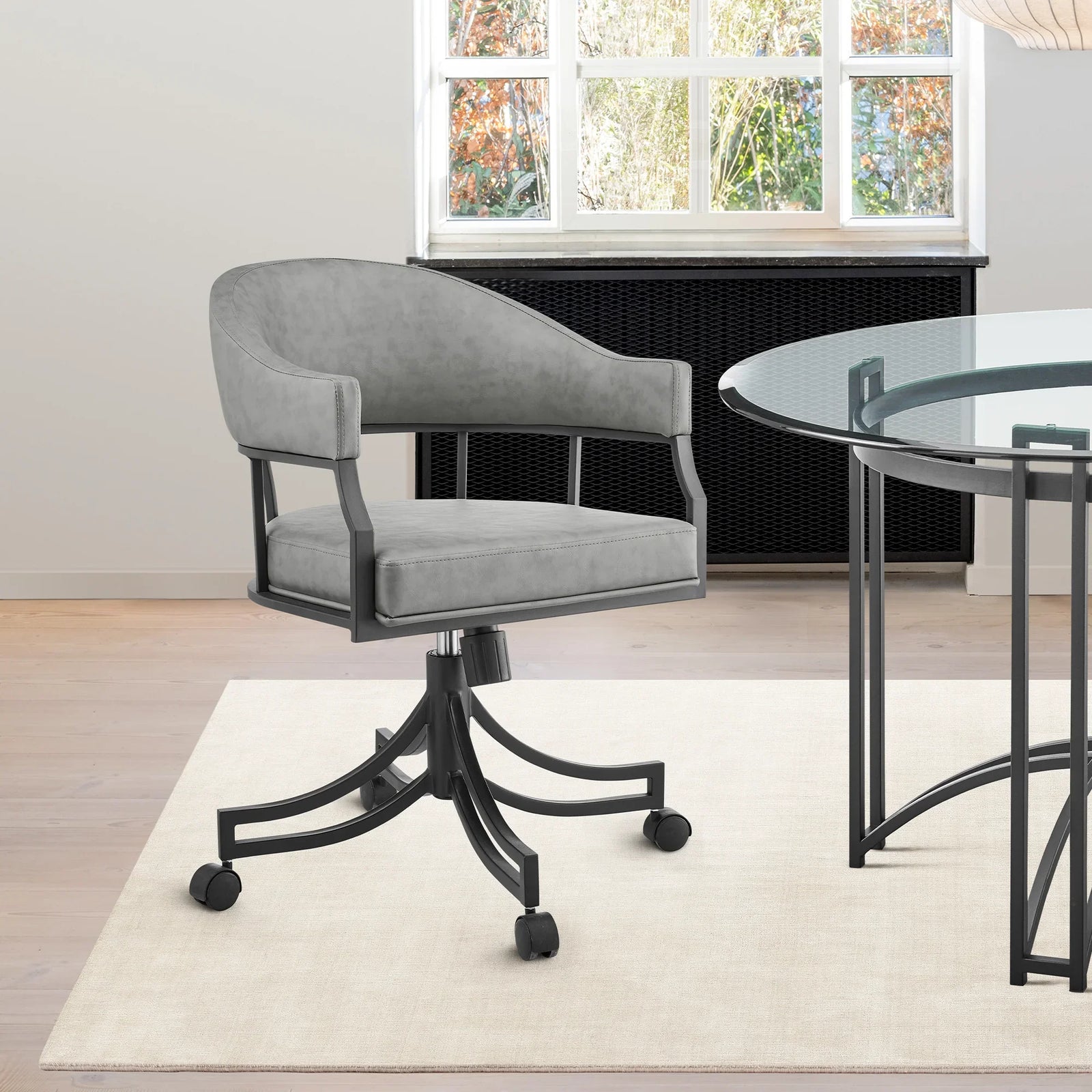 American Home Furniture Armen Living Tibet Dining Chair Set of 2