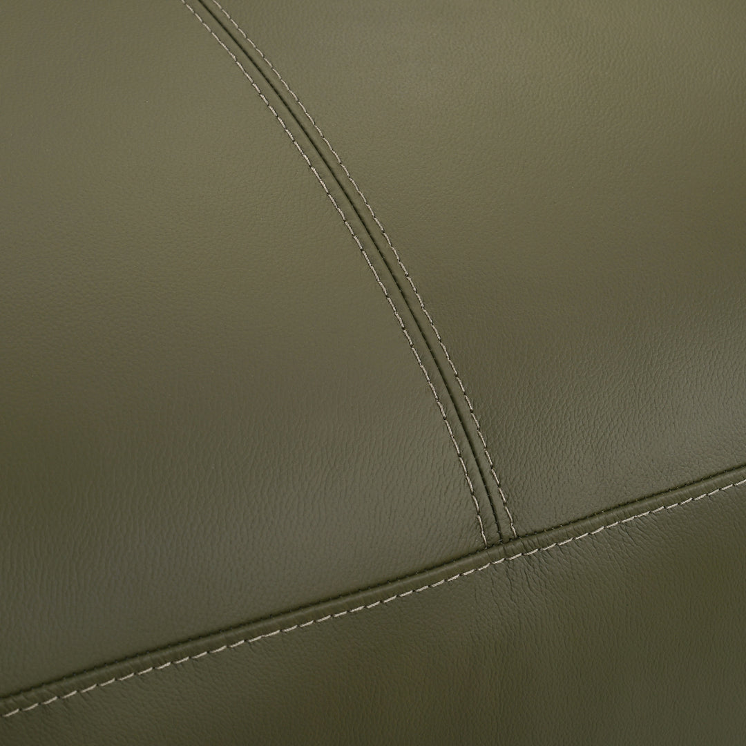 74"W x 38"D x 30"H / Green/Matte Black