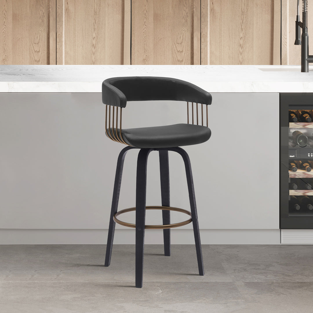 18"W x 20"D x 36"H / Black/Black