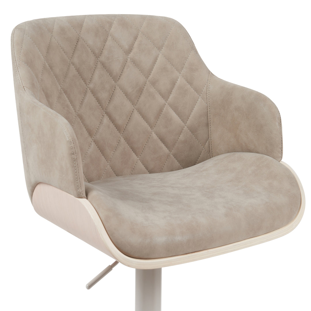 21"W x 20.5"D x 36-44"H / Brown/Pale