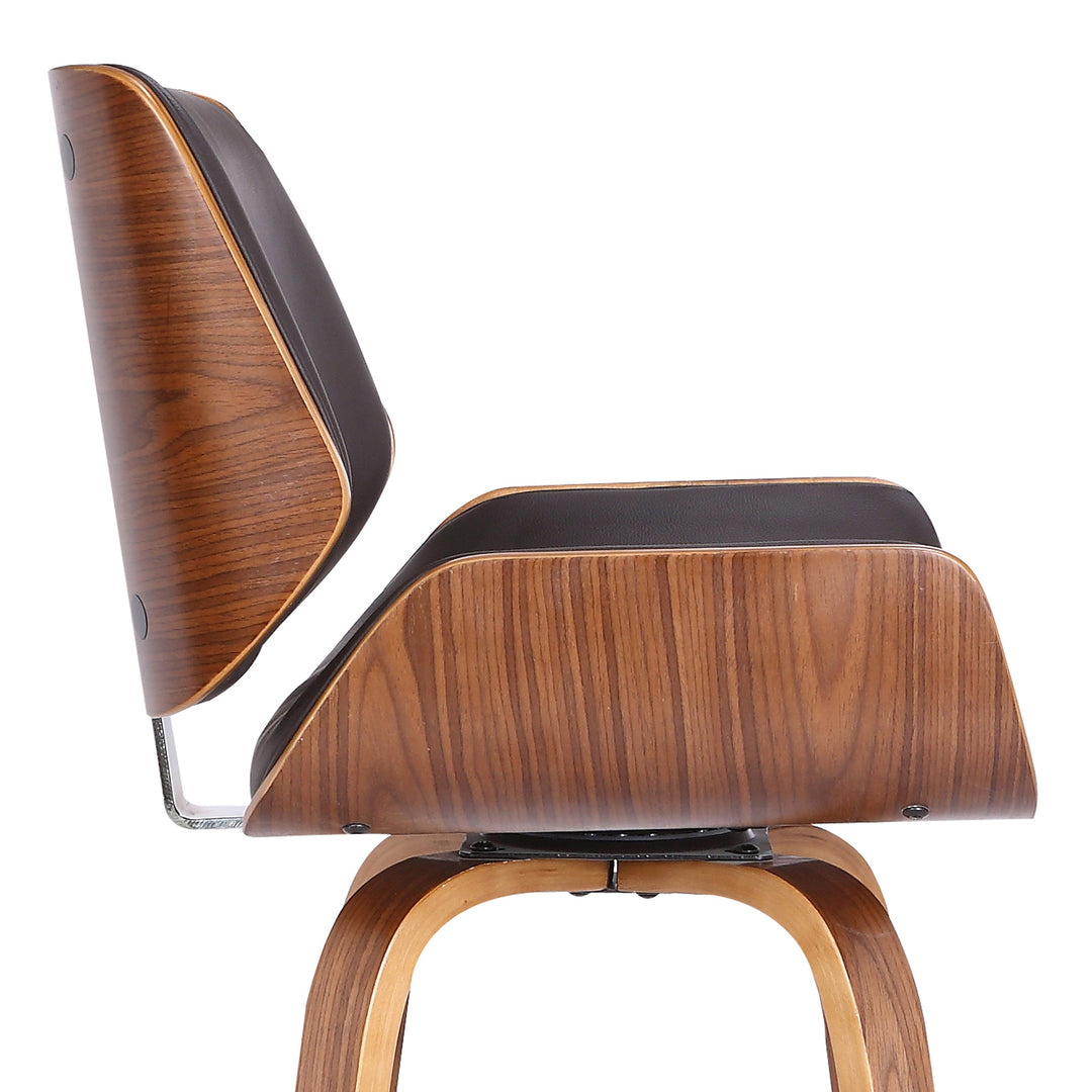 20"W x 20"D x 42"H / Brown/Walnut