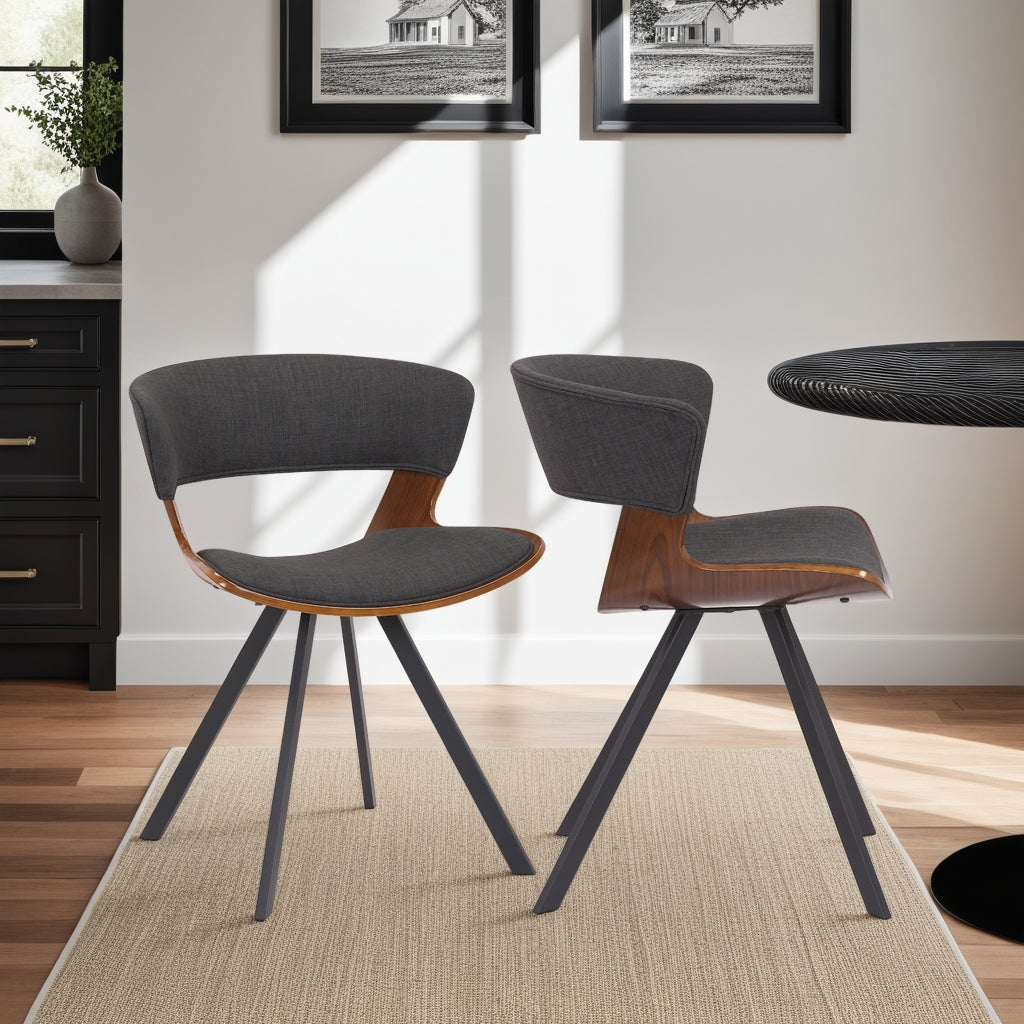 American Home Furniture Armen Living Ulric Dining Chair Set of 2