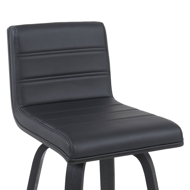 17"W x 19.75"D x 35.5"H / Black/Black