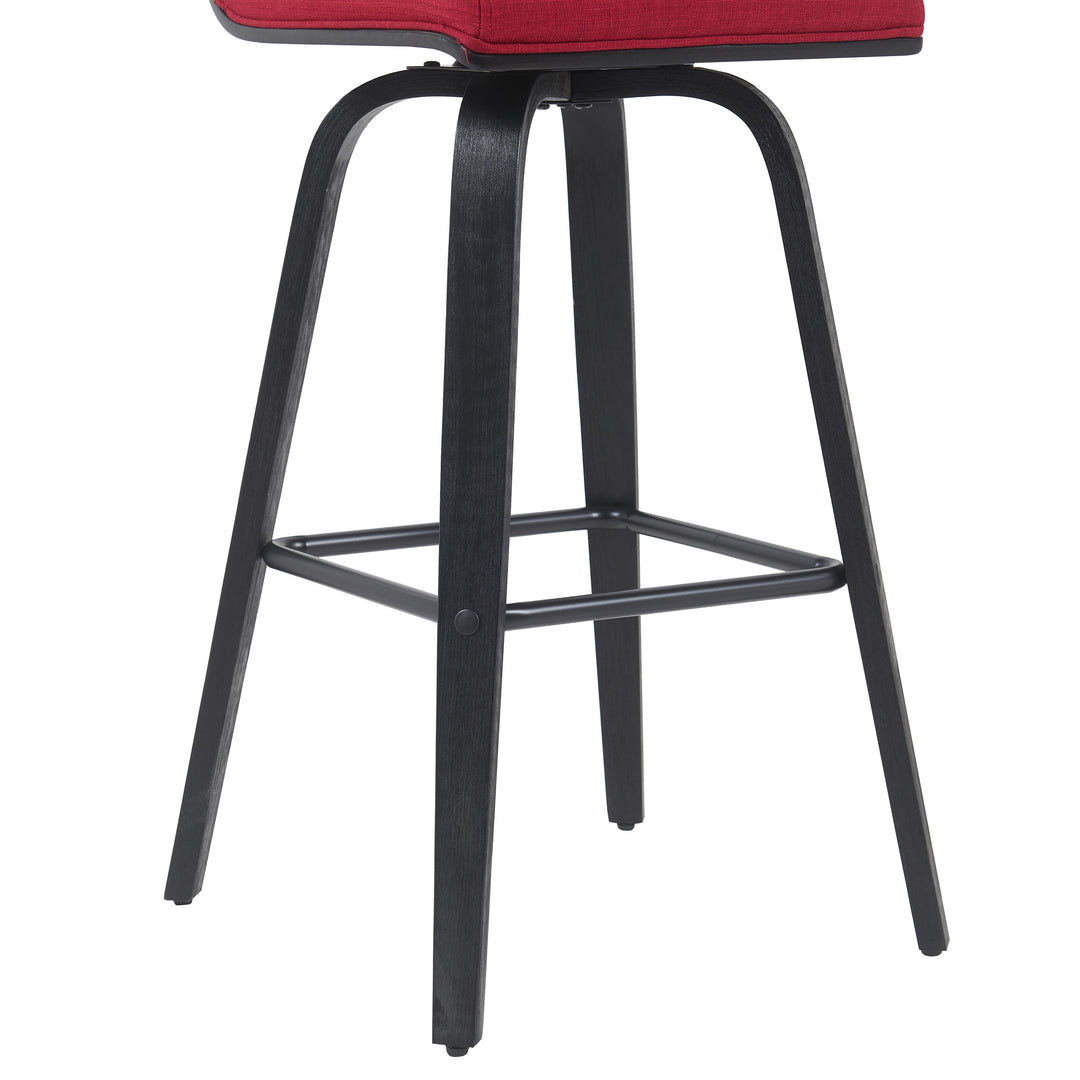18"W x 19.2518"D x 39.5"H / Red/Black