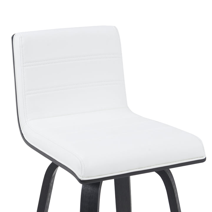 18"W x 19.2518"D x 39.5"H / White/Black