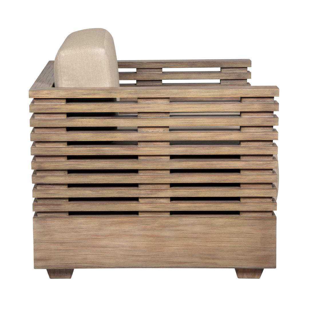 31"W x 30.5"D x 28"H / Brown/Light Brown