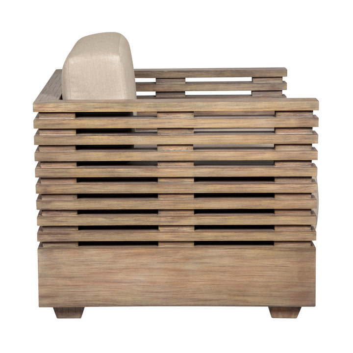 31"W x 30.5"D x 28"H / Brown/Light Brown