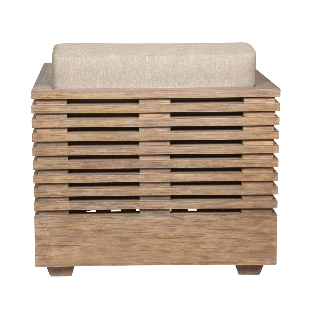 31"W x 30.5"D x 28"H / Brown/Light Brown