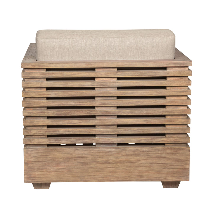 31"W x 30.5"D x 28"H / Brown/Light Brown