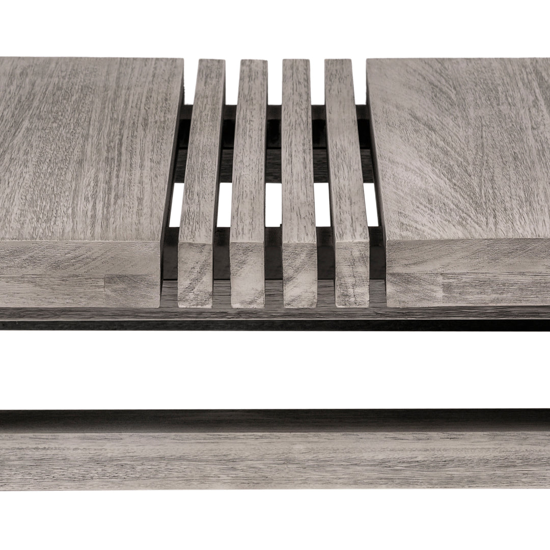 32.5"W x 28.5"D x 9"H / Gray/Light Gray