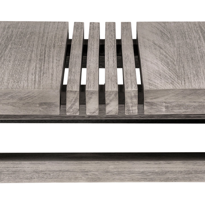 32.5"W x 28.5"D x 9"H / Gray/Light Gray