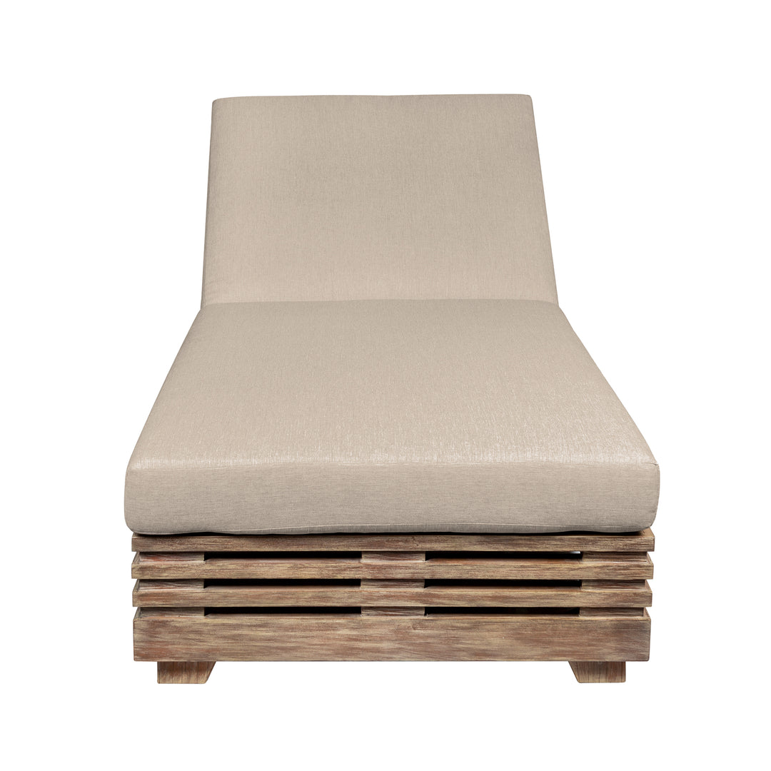 81.5"W x 32"D x 33.5-14"H / Brown/Light Brown