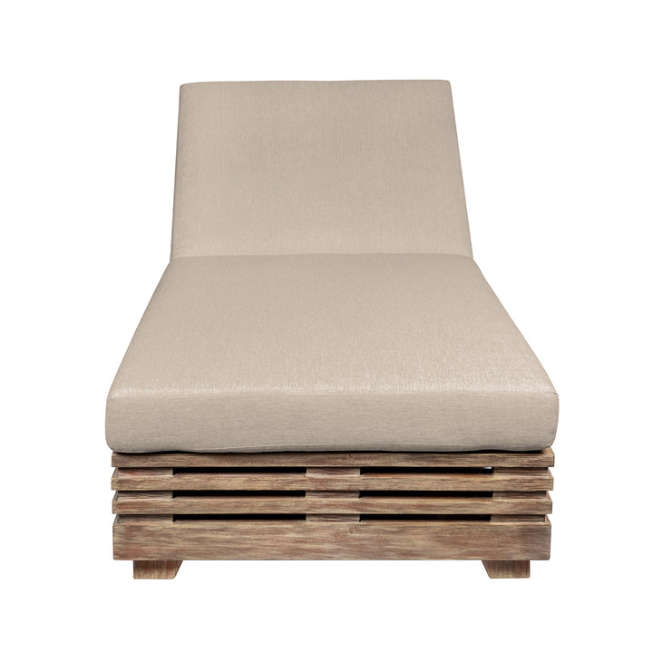 81.5"W x 32"D x 33.5-14"H / Brown/Light Brown