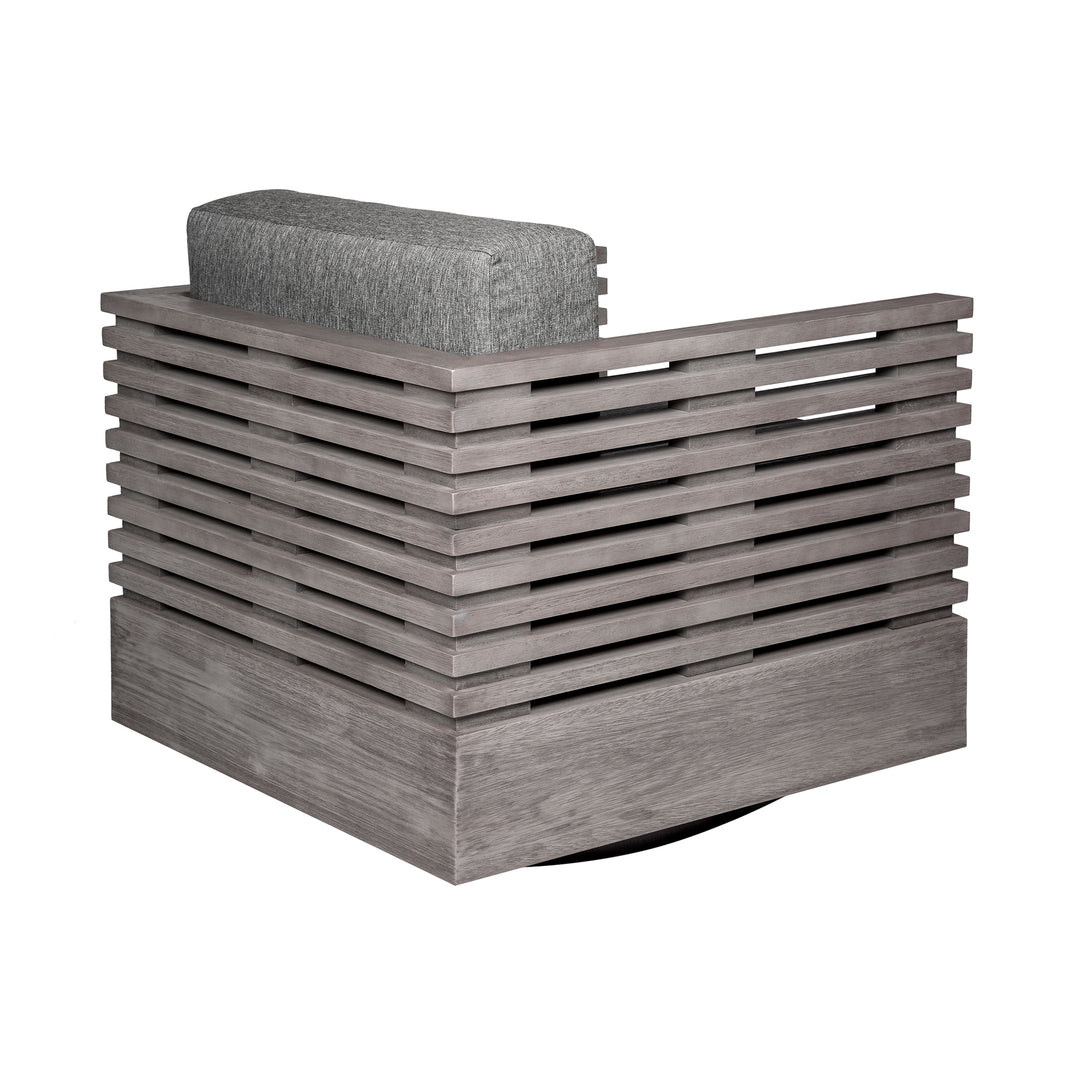 31"W x 30.5"D x 28"H / Gray/Light Gray