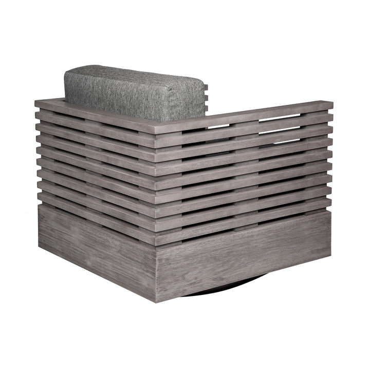 31"W x 30.5"D x 28"H / Gray/Light Gray