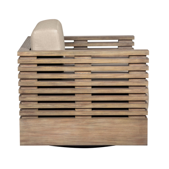 31"W x 30.5"D x 28"H / Brown/Light Brown