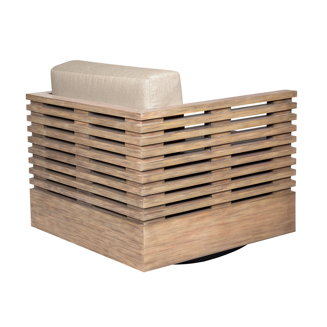 31"W x 30.5"D x 28"H / Brown/Light Brown