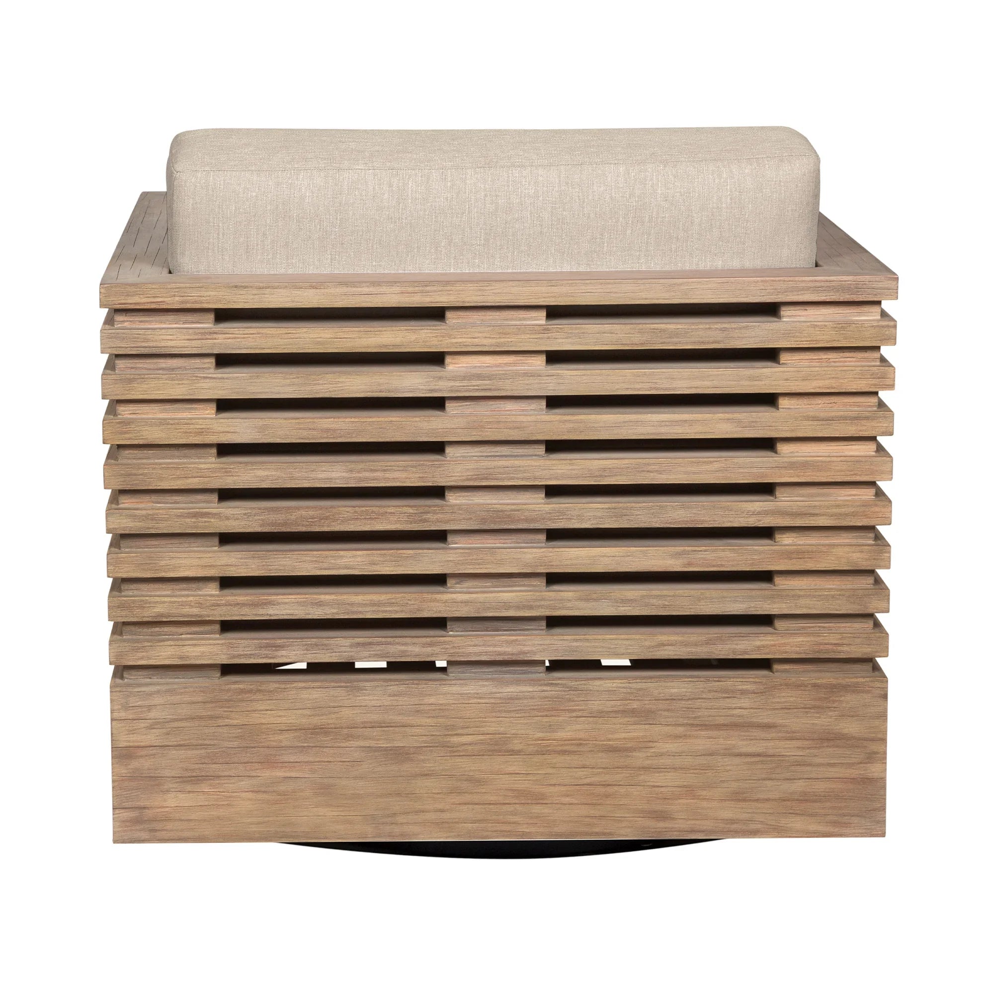Armen Living Vivid Swivel Outdoor Chair - Thumbnail 3