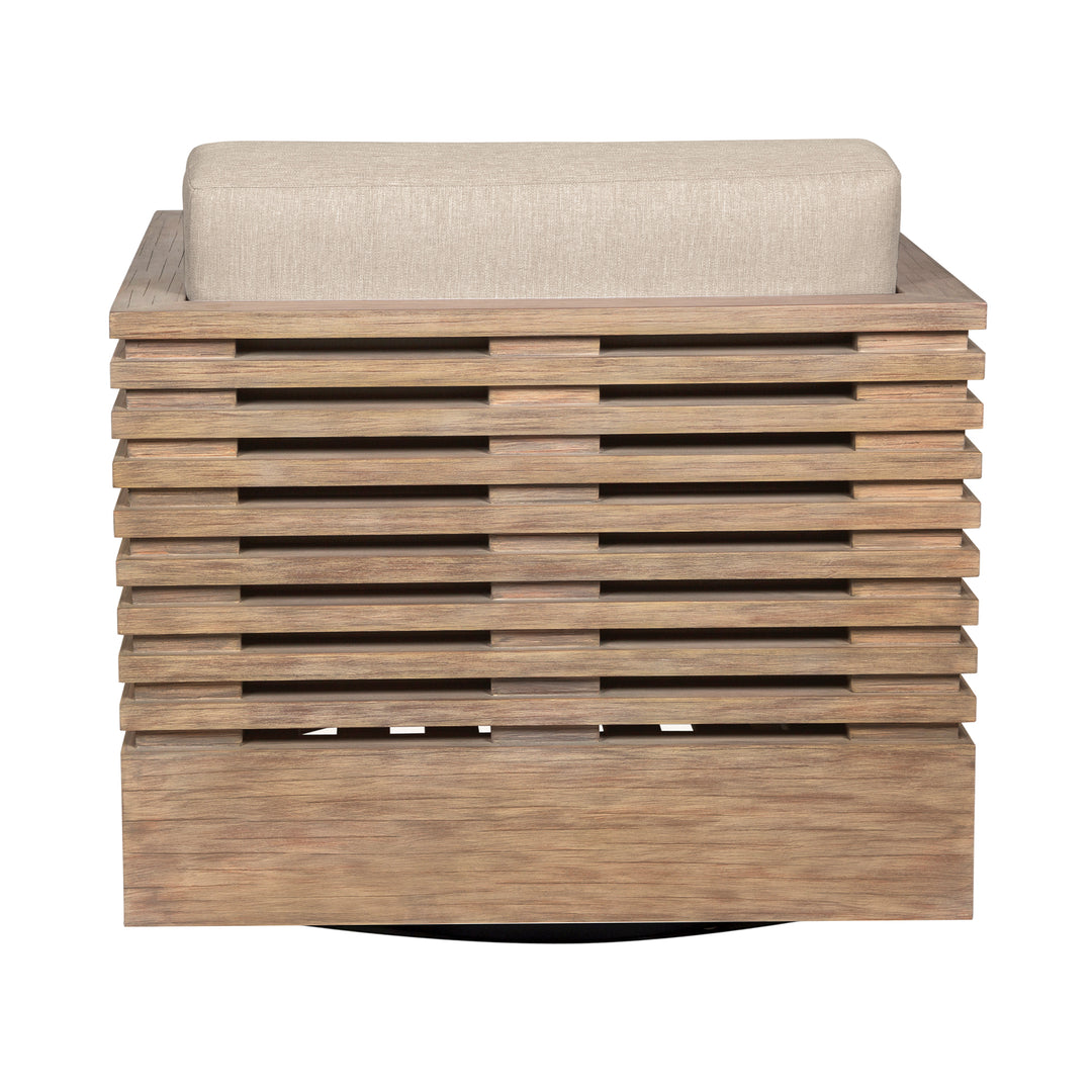 31"W x 30.5"D x 28"H / Brown/Light Brown