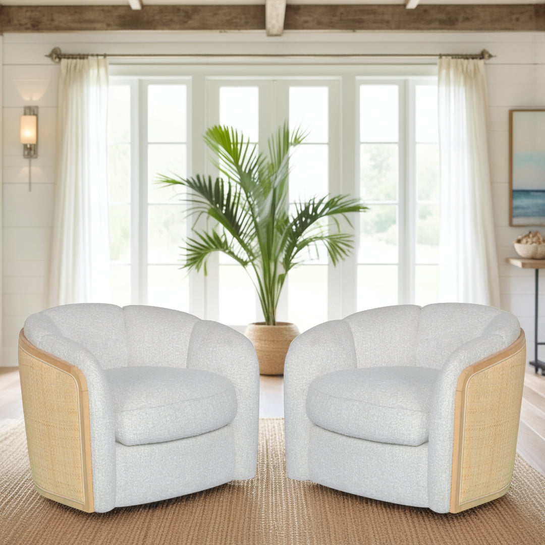 33.8"W x 31.8"D x 28.1"H / Desert Sand/Cream