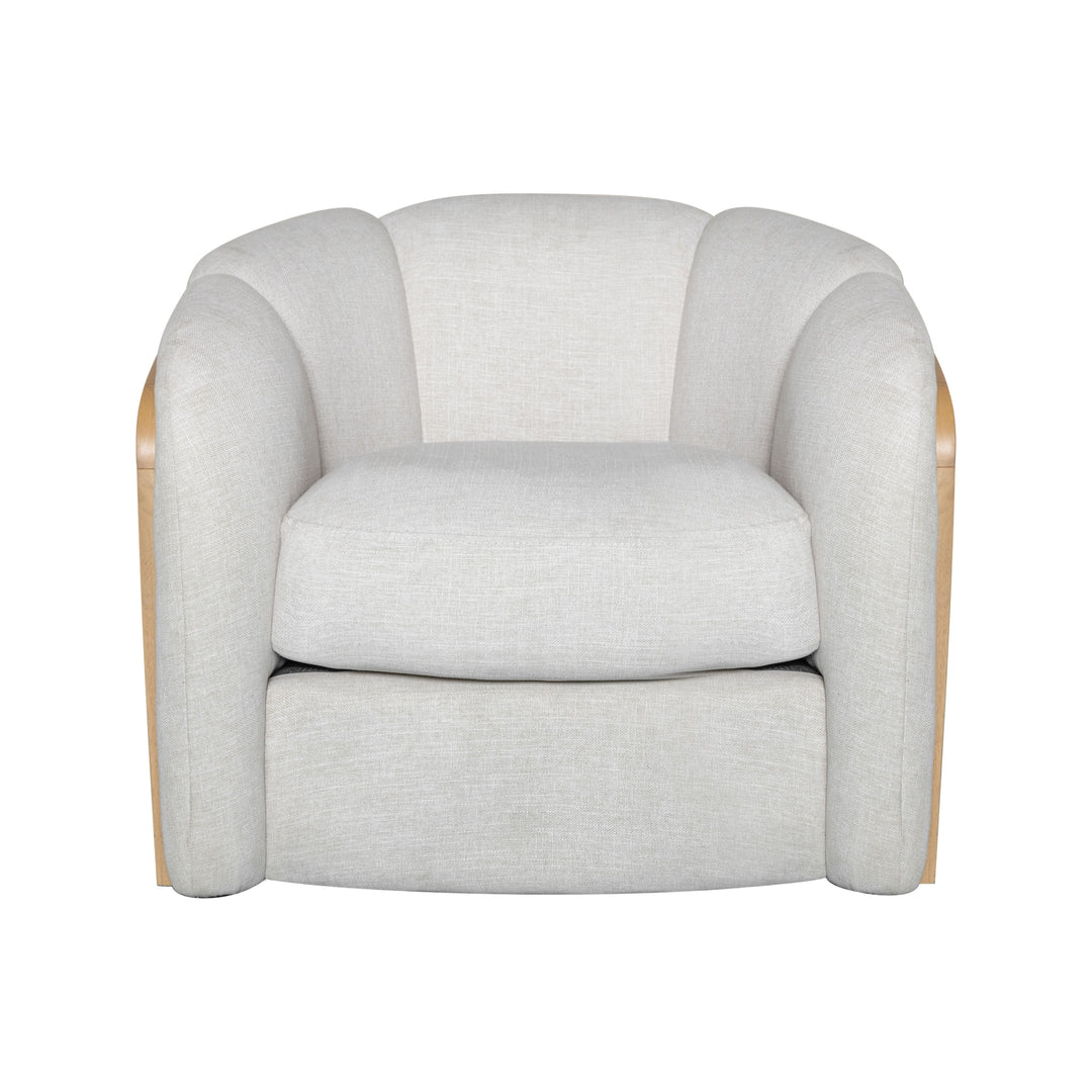 33.8"W x 31.8"D x 28.1"H / Soft Oat/Cream