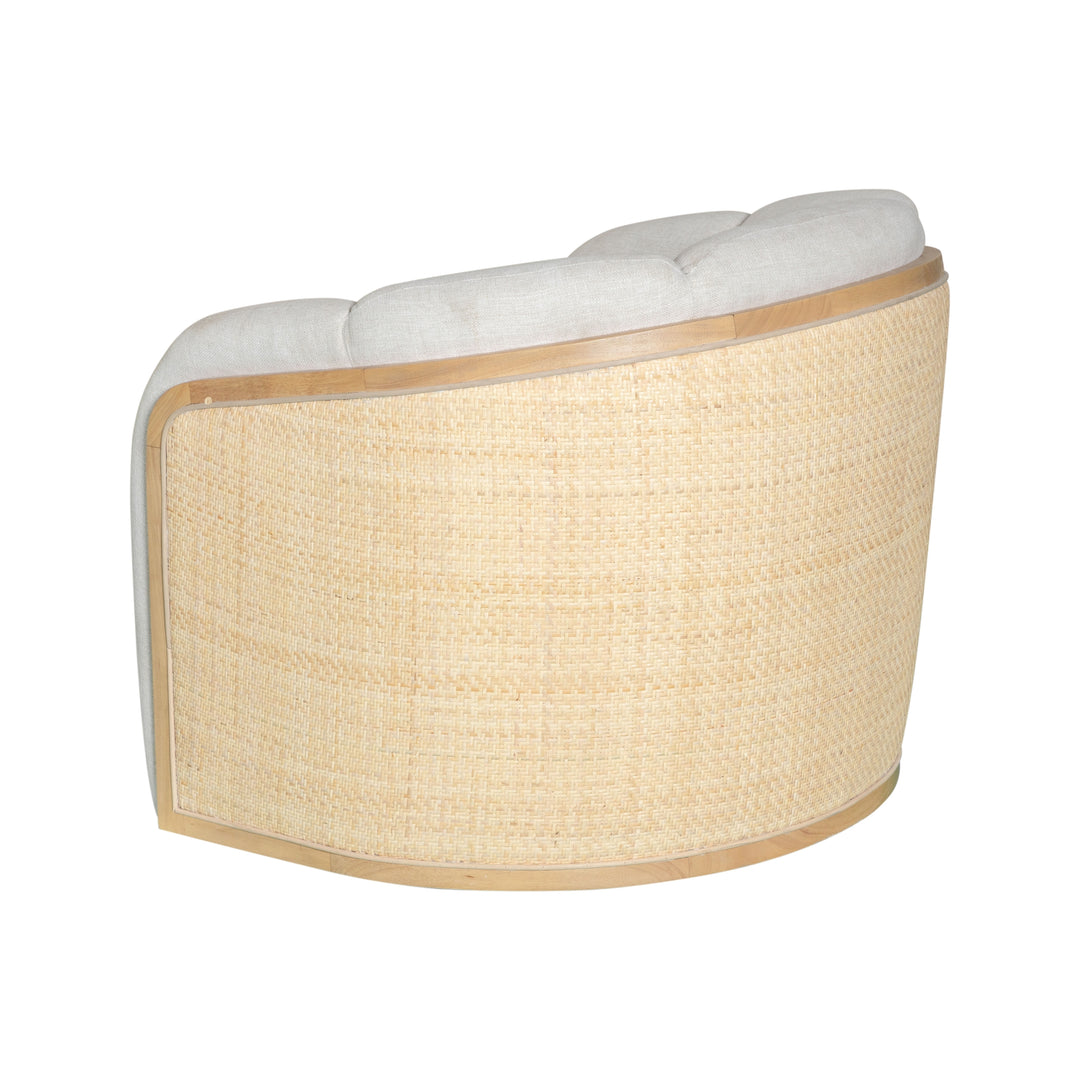 33.8"W x 31.8"D x 28.1"H / Soft Oat/Cream